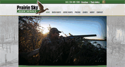 Desktop Screenshot of prairieskyguideservice.com
